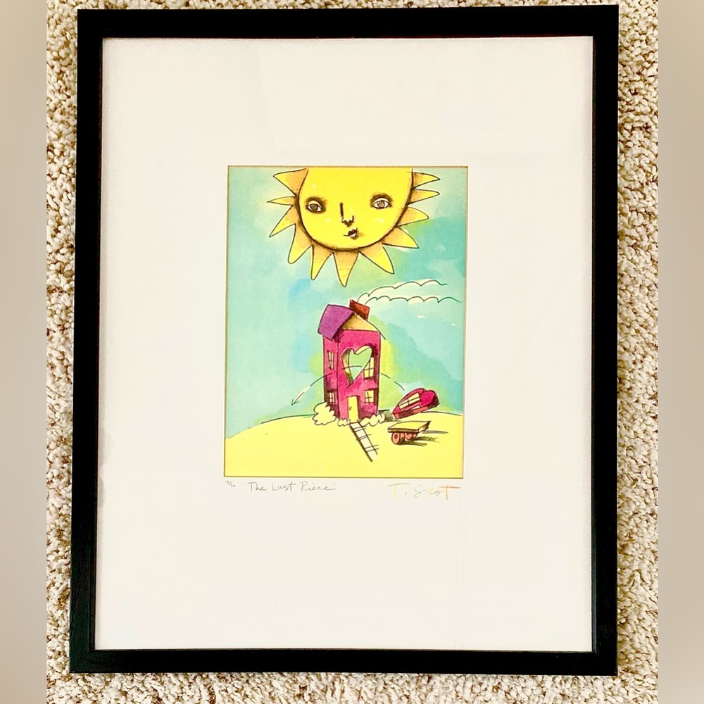 3 Original T. Scot Halpin Art Pieces Signed & Framed